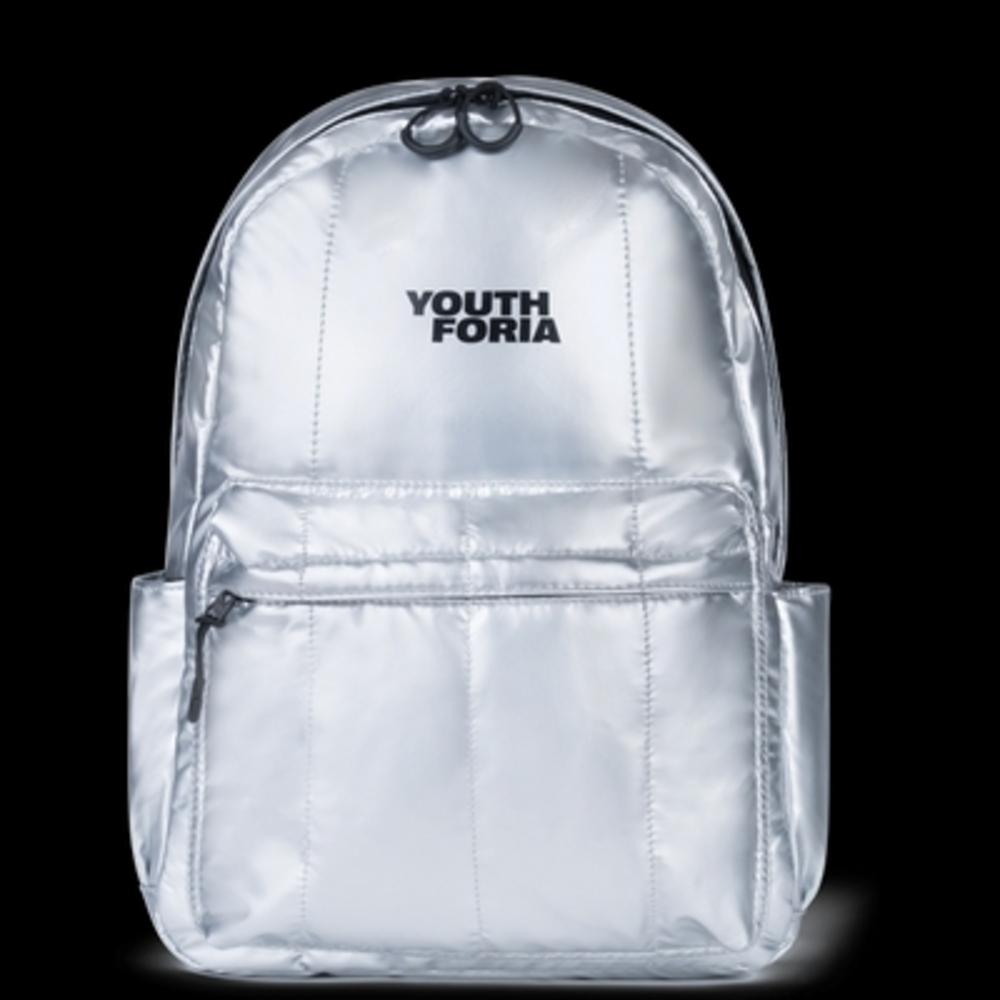 Youthforia Silver Backpack, NWT.